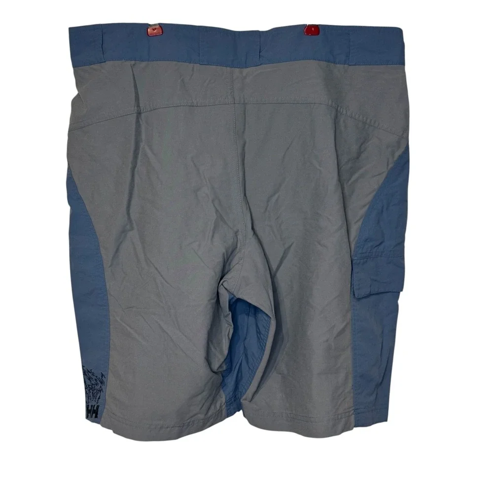 Helly Hansen Men's Cargo Board Shorts Coastal Sporty Gorpcore‎ Blue Size  Large